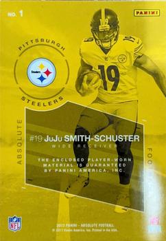 2017 Panini Absolute - Rookie Force #1 JuJu Smith-Schuster Back