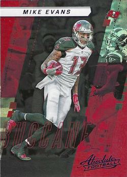 2017 Panini Absolute - Spectrum Blue #61 Mike Evans Front