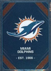 2017 Panini Stickers #28 Miami Dolphins Logo Front
