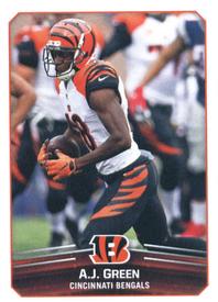 2017 Panini Stickers #92 A.J. Green Front