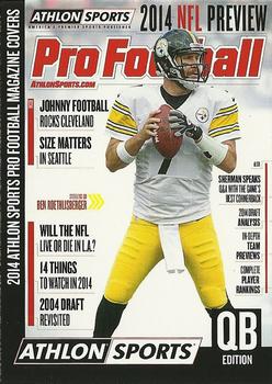 2014 Athlon Sports Pro Football Magazine Covers #8 Ben Roethlisberger Front