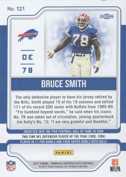 2017 Donruss Certified Cuts #121 Bruce Smith Back