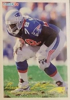 1994 Fleer New England Patriots Ticket Cards #NNO Bruce Armstrong Front