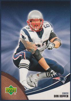 2007 Upper Deck Boston Globe New England Patriots #13 Dan Koppen Front