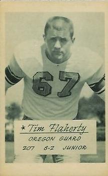 1953 Oregon Ducks #NNO Tim Flaherty Front