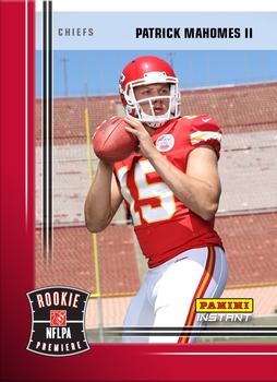 2017 Panini Instant NFL - Rookie Premiere RPS #RPS-4 Patrick Mahomes II Front