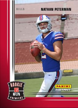 2017 Panini Instant NFL - Rookie Premiere RPS #RPS-6 Nathan Peterman Front