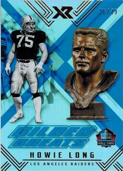 2017 Panini XR - Gilded Greats Blue #GG-HL Howie Long Front