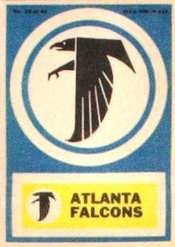 1968 Topps Test Team Patches #12 Atlanta Falcons Front