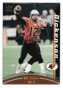2004 Pacific CFL #5 Dave Dickenson Front