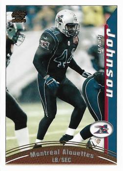2004 Pacific CFL #57 Kevin Johnson Front