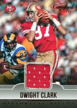 2017 Donruss Certified Cuts - Historical Pieces #8 Dwight Clark Front