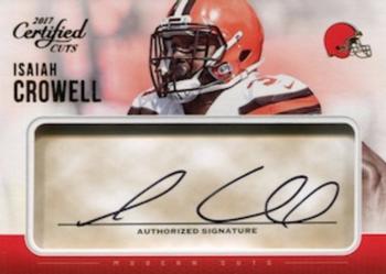 2017 Donruss Certified Cuts - Modern Cuts #MC-IC Isaiah Crowell Front