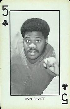 1973 Nebraska Cornhuskers Playing Cards (Red Backs) #5♣ Ron Pruitt Front