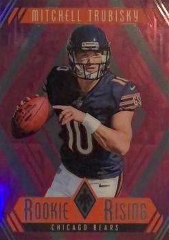 2017 Panini Phoenix - Rookie Rising Pink #RR-4 Mitchell Trubisky Front