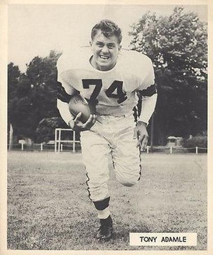 1950 Cleveland Browns Picture Pack #NNO Tony Adamle Front