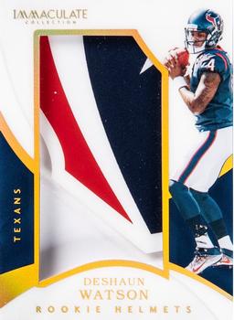 2017 Panini Immaculate Collection - Rookie Helmet Team Logos #HL-DW Deshaun Watson Front