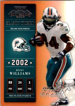 2002 Playoff Contenders - Hawaii 2003 #5 Ricky Williams Front