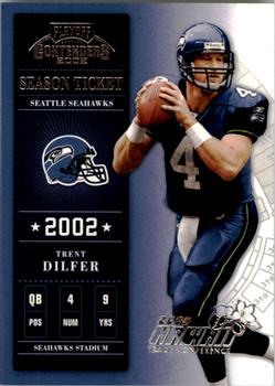 2002 Playoff Contenders - Hawaii 2003 #99 Trent Dilfer Front