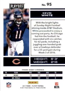 2017 Panini Playoff - 1st Down #95 Kevin White Back