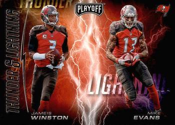 2017 Panini Playoff - Thunder and Lightning #6 Jameis Winston / Mike Evans Front