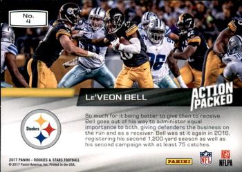 2017 Panini Rookies & Stars - Action Packed #4 Le'Veon Bell Back