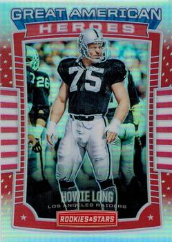 2017 Panini Rookies & Stars - Great American Heroes Red #1 Howie Long Front