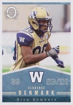 2014 Upper Deck CFL - O-Pee-Chee Blank Back #48 Clarence Denmark Front
