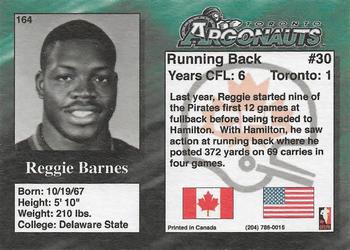 1995 R.E.L. #164 Reggie Barnes Back