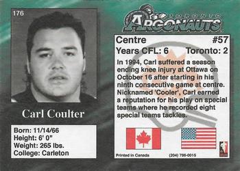 1995 R.E.L. #176 Carl Coulter Back