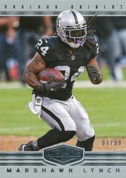 2017 Panini Plates & Patches #75 Marshawn Lynch Front