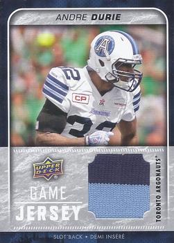 2015 Upper Deck CFL - Game Jersey #GJ-AD Andre Durie Front
