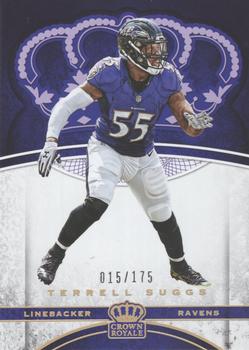 2017 Panini Crown Royale - Holo Gold #2 Terrell Suggs Front