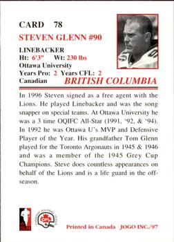 1997 JOGO #78 Steven Glenn Back