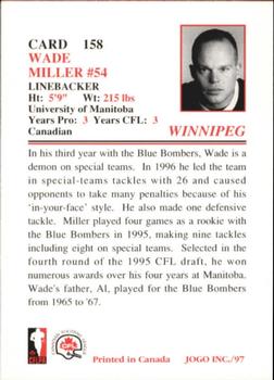 1997 JOGO #158 Wade Miller Back