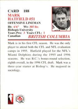 1997 JOGO #188 Mark Hatfield Back