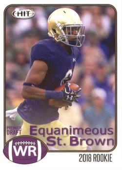 2018 SAGE HIT #72 Equanimeous St. Brown Front