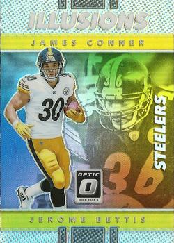 2017 Donruss Optic - Illusions #23 James Conner / Jerome Bettis Front