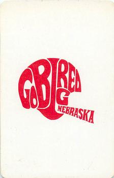 1973 Nebraska Cornhuskers Playing Cards (White Backs) #8♣ Jeff Moran Back