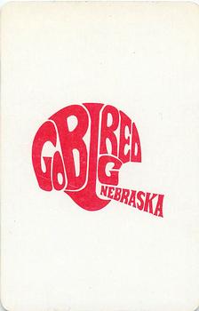 1973 Nebraska Cornhuskers Playing Cards (White Backs) #8♥ Don Westbrook Back