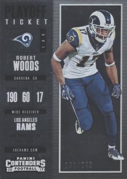 2017 Panini Contenders - Playoff Ticket #54 Robert Woods Front