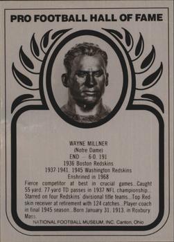 1982-83 Hall of Fame Metallics #NNO Wayne Millner Front