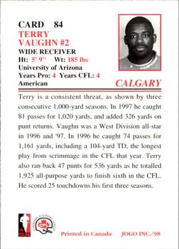1998 JOGO #84 Terry Vaughn Back