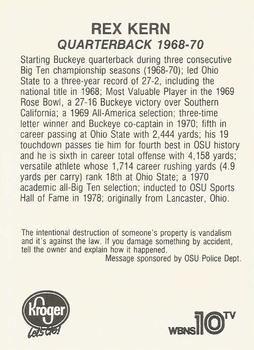 1988 Kroger Ohio State Buckeyes #NNO Rex Kern Back