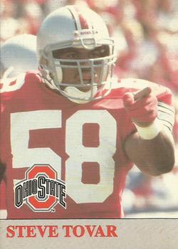 1992 Ohio State Buckeyes #3 Steve Tovar Front