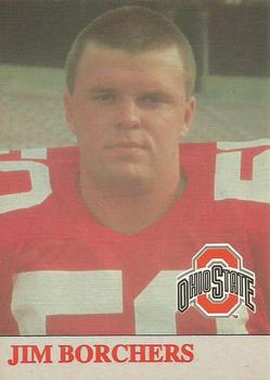 1992 Ohio State Buckeyes #7 Jim Borchers Front