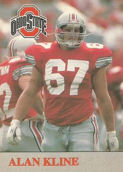 1992 Ohio State Buckeyes #55 Alan Kline Front