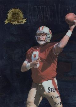 1996 Collector's Edge President's Reserve - Running Mates Collector Series (CS) #RM16 Steve Young / Derek Loville Front