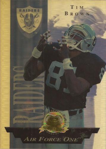 1996 Collector's Edge President's Reserve - Air Force One Jumbos Collector Series (CS) #9 Tim Brown Front