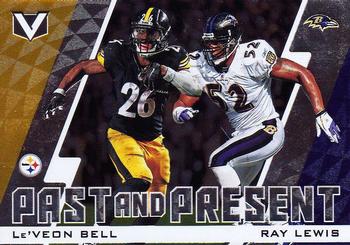 2017 Panini Vertex - Past and Present #PP-2 Le'Veon Bell / Ray Lewis Front